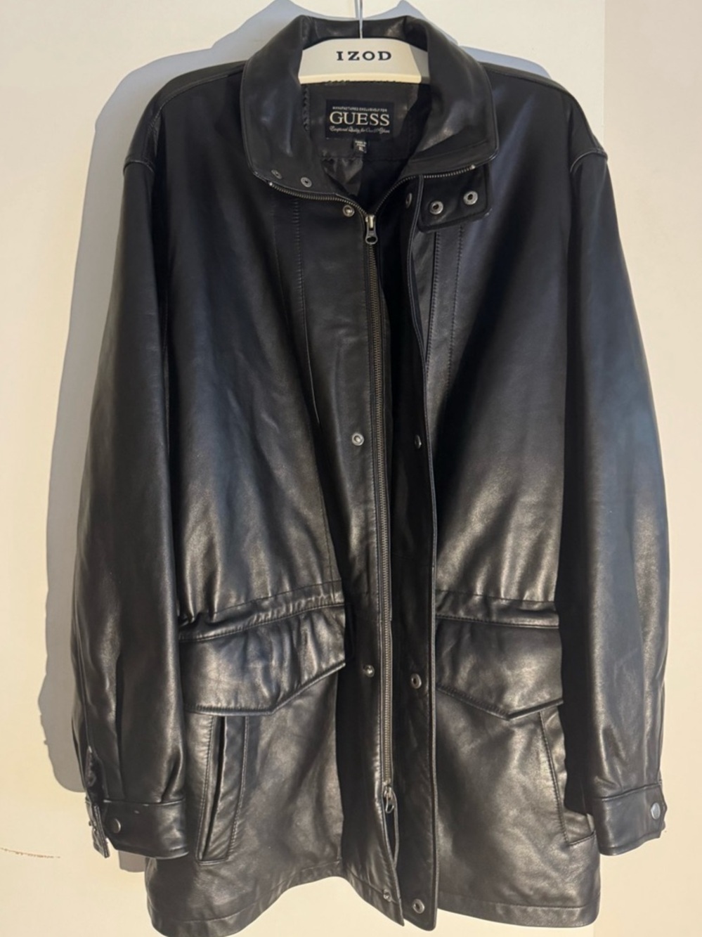Men's Black Leather Jacket